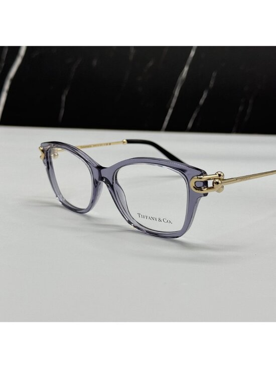 Tiffany & Co TF2266 8405 Gray Gold Cat Eye Women  Eyeglasses Authentic NEW main image 5